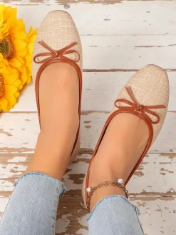 Outlet Matowe damskie baleriny Saaferr Baleriny Klasyczne