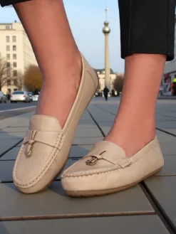 Best Matowe mokasyny damskie Timmone Mokasyny Na Płaskiej Podeszwie