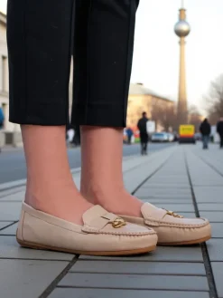 Best Matowe mokasyny damskie Timmone Mokasyny Na Płaskiej Podeszwie