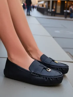 Matowe mokasyny damskie Timmone Mokasyny Na Płaskiej Podeszwie