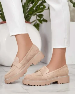 Sale Mokasyny damskie z cyrkoniami Ali Mokasyny Na Płaskiej Podeszwie