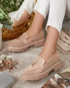 Sale Mokasyny damskie z cyrkoniami Ali Mokasyny Na Płaskiej Podeszwie