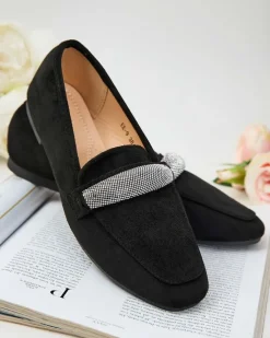 Outlet Mokasyny damskie eko zamszowe Rellpes Półbuty|Mokasyny Na Płaskiej Podeszwie