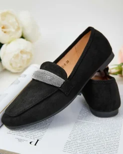 Outlet Mokasyny damskie eko zamszowe Rellpes Półbuty|Mokasyny Na Płaskiej Podeszwie