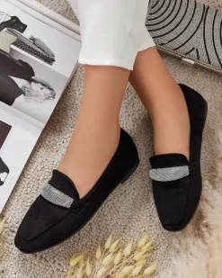 Outlet Mokasyny damskie eko zamszowe Rellpes Półbuty|Mokasyny Na Płaskiej Podeszwie