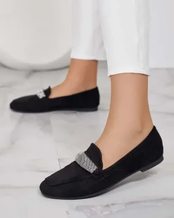 Outlet Mokasyny damskie eko zamszowe Rellpes Półbuty|Mokasyny Na Płaskiej Podeszwie