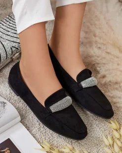 Outlet Mokasyny damskie eko zamszowe Rellpes Półbuty|Mokasyny Na Płaskiej Podeszwie