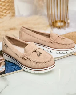 Clearance Mokasyny damskie Berellia Półbuty|Mokasyny Na Płaskiej Podeszwie