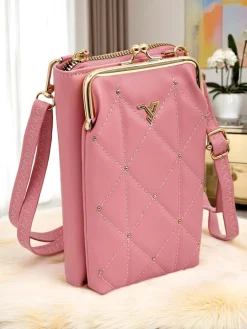 Discount Multifunkcyjna torebka portfel na pasku Quilted Charm Damskie Małe Torebki