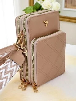 Hot Multifunkcyjna torebka portfel na pasku Suite Style Damskie Małe Torebki