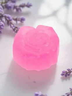 Sale Mydełko glicerynowe w kształcie kwiatu Lawenda Artykuły Chemiczne|Higiena I Zdrowie