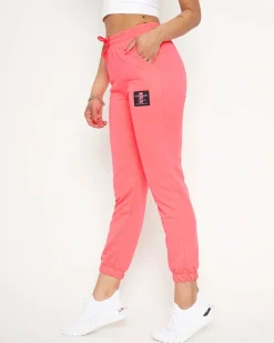 Clearance owe różowe damskie spodnie dresowe Spodnie Dresowe