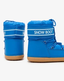 Online Niebieskie śniegowce damskie ze ściągaczem Soblesia Śniegowce|Botki Z Delikatnym Ociepleniem