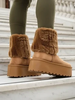 Hot Śniegowce damskie Rozzoy Śniegowce|Botki Z Delikatnym Ociepleniem