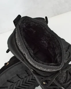 Best Śniegowce damskie sznurowane Filori Śniegowce|Botki Na Płaskim Obcasie