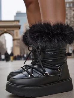 Outlet Śniegowce damskie Melioz Śniegowce