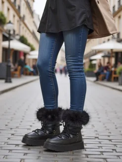 Outlet Śniegowce damskie Melioz Śniegowce