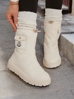 Online Śniegowce damskie Eloig Śniegowce|Botki Z Delikatnym Ociepleniem