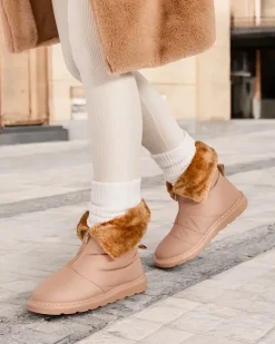 Hot Śniegowce damskie Nesisa Śniegowce|Botki Z Delikatnym Ociepleniem