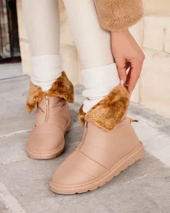 Hot Śniegowce damskie Nesisa Śniegowce|Botki Z Delikatnym Ociepleniem