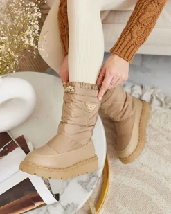 Clearance Śniegowce damskie Yoppella Śniegowce|Botki Z Grubym Ociepleniem