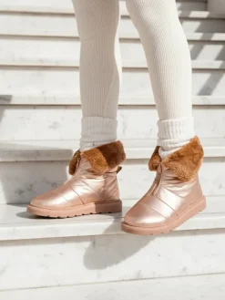 Hot Śniegowce damskie Nesisa Śniegowce|Botki Z Delikatnym Ociepleniem