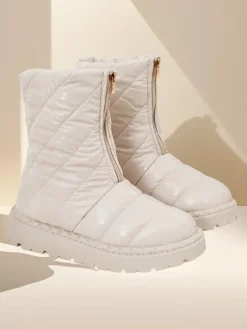 Outlet Śniegowce damskie Esissa Śniegowce|Botki Z Delikatnym Ociepleniem