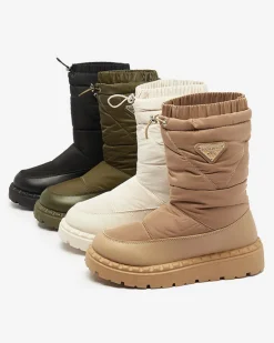 Best Śniegowce damskie Alhaya Śniegowce|Botki Z Grubym Ociepleniem