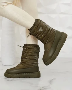 Śniegowce damskie Yoppella Śniegowce|Botki Z Grubym Ociepleniem