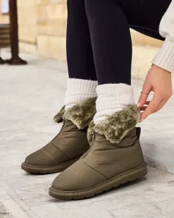 Best Śniegowce damskie Nesisa Śniegowce|Botki Z Delikatnym Ociepleniem