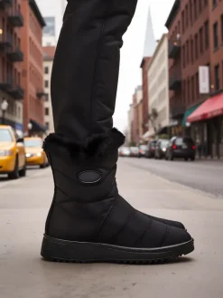 Clearance Śniegowce damskie Arezi Śniegowce|Botki Z Delikatnym Ociepleniem