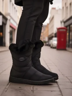 Clearance Śniegowce damskie Arezi Śniegowce|Botki Z Delikatnym Ociepleniem