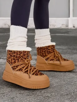 Best Śniegowce damskie sznurowane Miniuc Śniegowce