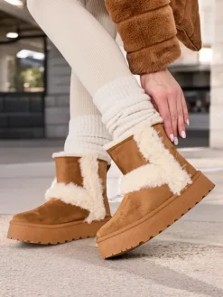 Śniegowce damskie Rylly Śniegowce|Botki Z Delikatnym Ociepleniem