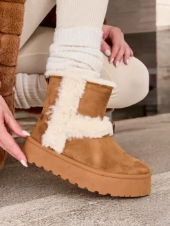 Śniegowce damskie Rylly Śniegowce|Botki Z Delikatnym Ociepleniem