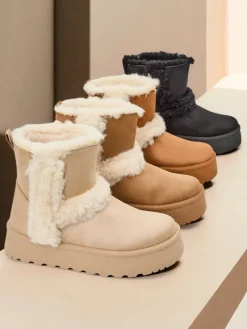 Śniegowce damskie Rylly Śniegowce|Botki Z Delikatnym Ociepleniem