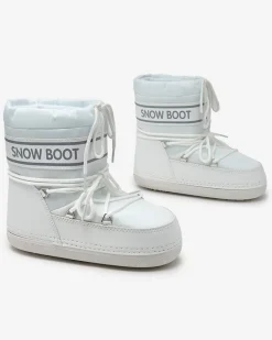 Hot Śniegowce damskie ze ściągaczem Soblesia Śniegowce|Botki Z Delikatnym Ociepleniem