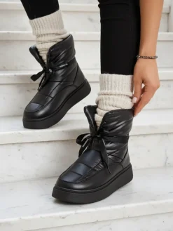 New Śniegowce damskie Alinnia Śniegowce|Botki Z Grubym Ociepleniem