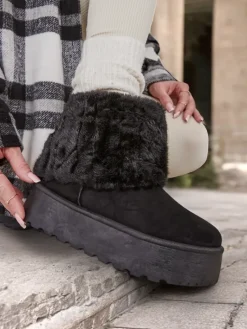 New Śniegowce damskie Rozzoy Śniegowce|Botki Z Delikatnym Ociepleniem