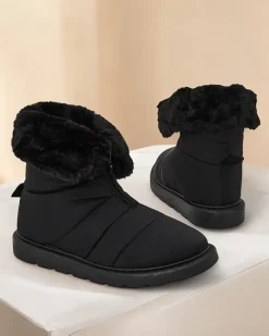 Best Śniegowce damskie Nesisa Botki Z Delikatnym Ociepleniem|Botki Na Płaskim Obcasie