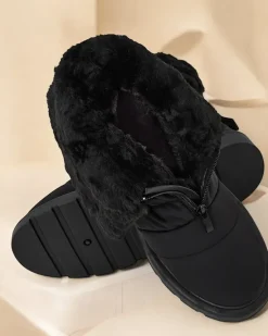 Best Śniegowce damskie Nesisa Botki Z Delikatnym Ociepleniem|Botki Na Płaskim Obcasie