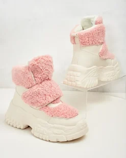 Sale Śniegowce damskie z kożuszkiem Segulla Botki Z Grubym Ociepleniem|Botki Na Platformie