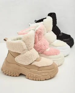 Sale Śniegowce damskie z kożuszkiem Segulla Botki Z Grubym Ociepleniem|Botki Na Platformie