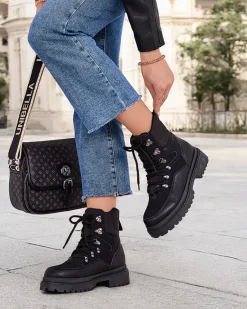 Best Śniegowce damskie sznurowane Sololi Śniegowce