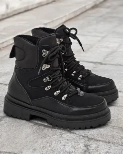 Best Śniegowce damskie sznurowane Sololi Śniegowce