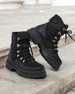 Best Śniegowce damskie sznurowane Sololi Śniegowce