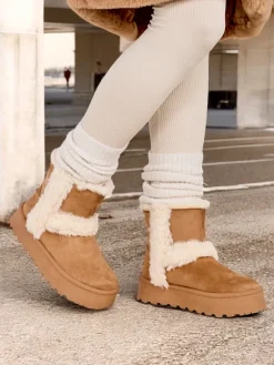 Clearance Śniegowce damskie Rylly Śniegowce|Botki Z Delikatnym Ociepleniem