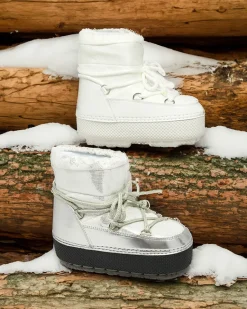 Śniegowce damskie sznurowane Yevnoie Śniegowce|Botki Z Delikatnym Ociepleniem