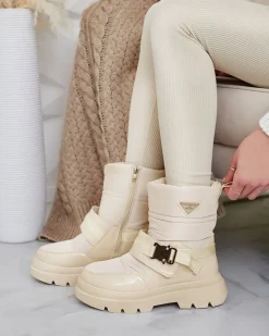 Best Śniegowce damskie Fileuri Śniegowce|Botki Z Delikatnym Ociepleniem