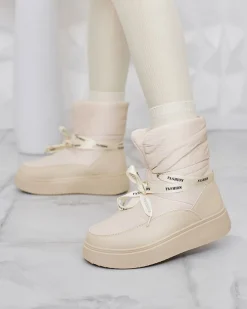 Discount Śniegowce damskie Alinnia Śniegowce|Botki Z Grubym Ociepleniem